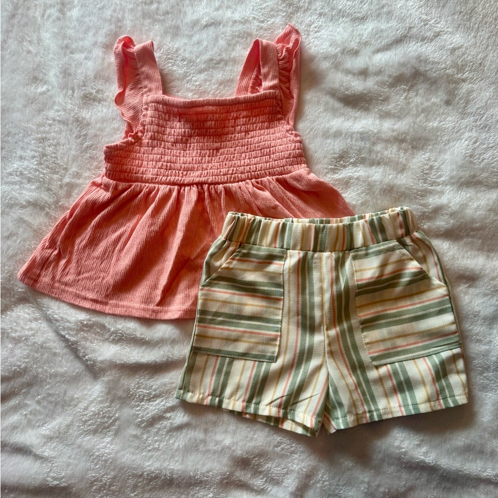 Nicole Miller Multicolor Striped Set
